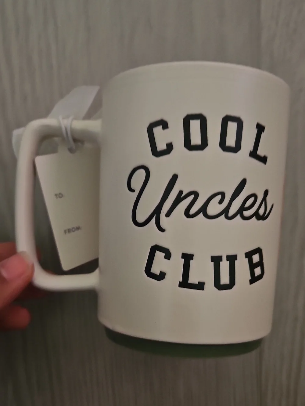 Cool Uncles Club White Ceramic Mug by